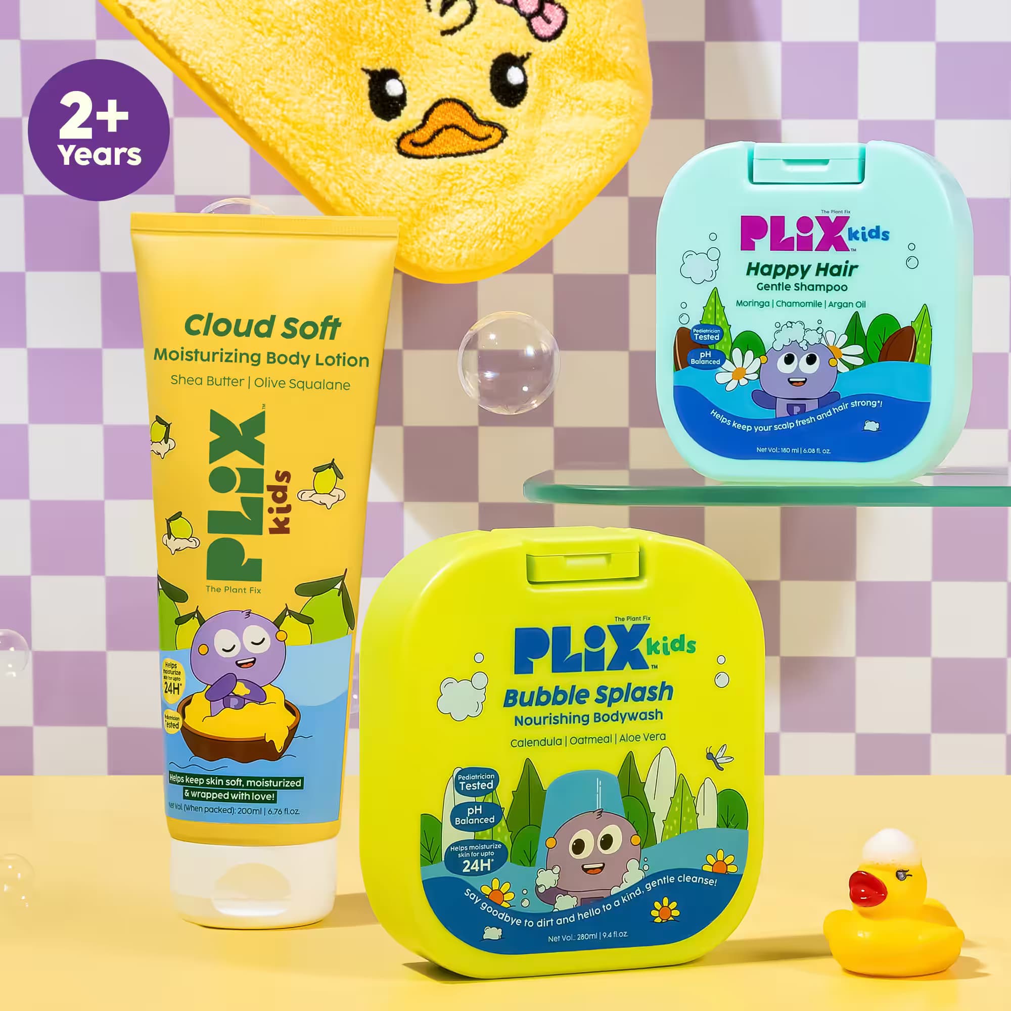 Bubble Splash Body Wash, Happy Hair Shampoo & Cloud Soft Lotion