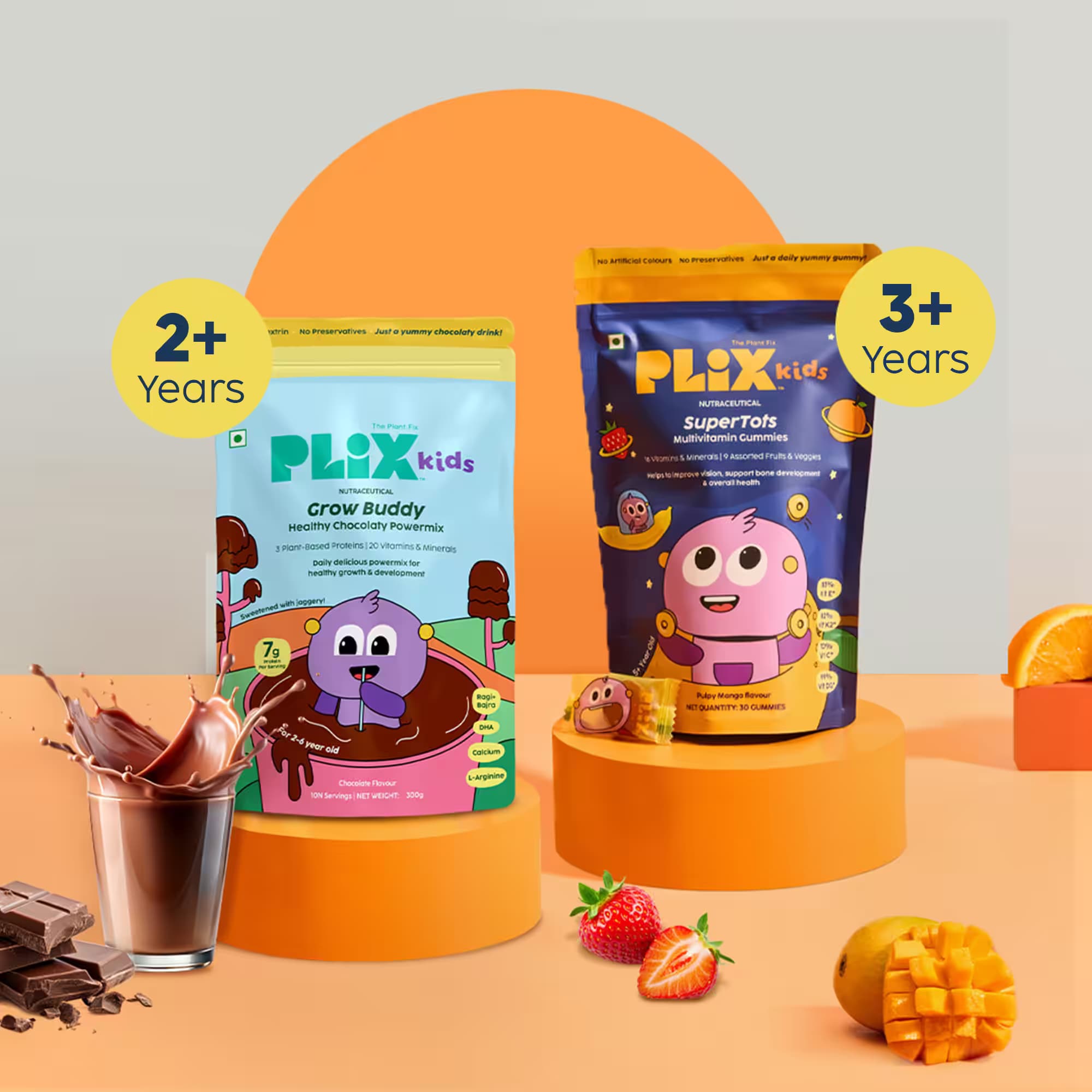 Grow Buddy & SuperTots Gummies Duo